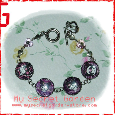 Kuromi Cabochon Bracelet  Kuromi Cabochon Bracelet
